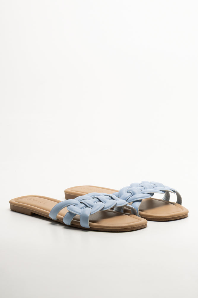 Mule Sandals Blue