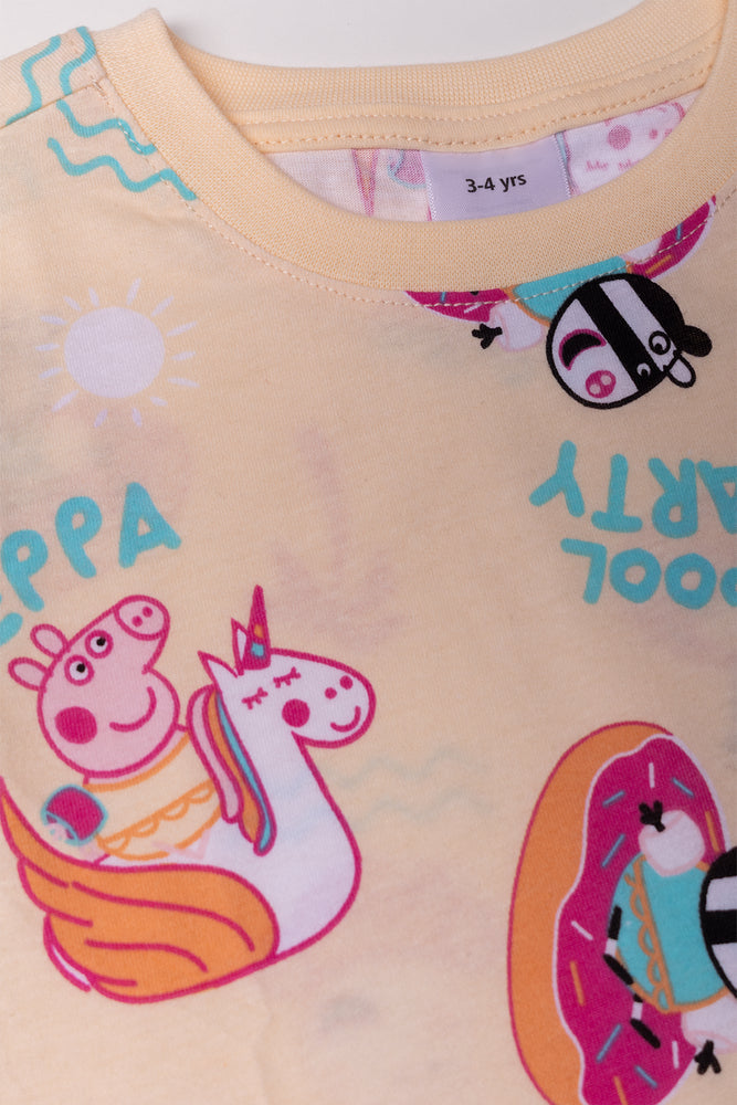 Peppa Pig Drop Waist Dress Yellow