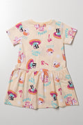 Peppa Pig Drop Waist Dress Yellow (2)