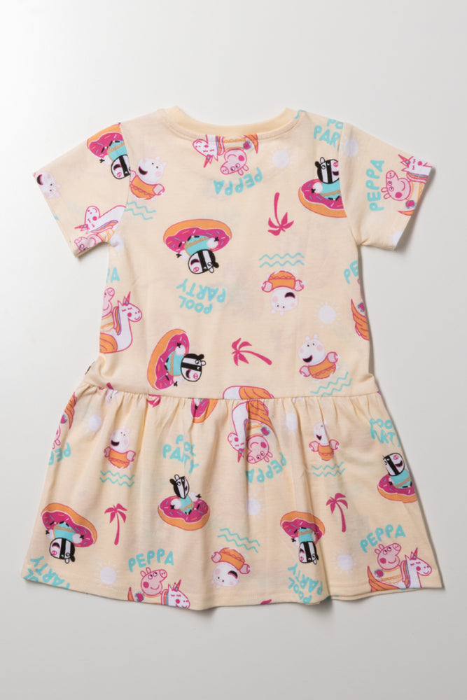 Peppa Pig Drop Waist Dress Yellow (2)