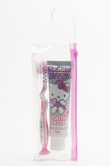 Hello Kitty Oral Travel Set Pink
