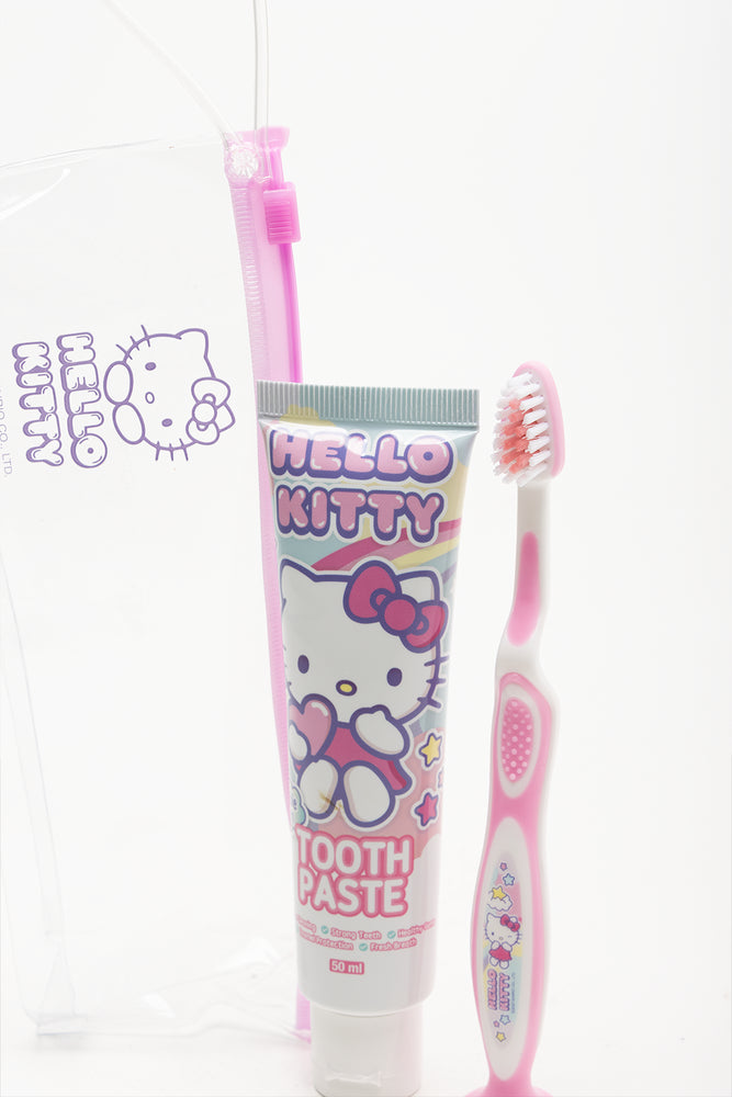 Hello Kitty Oral Travel Set Pink (2)