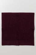 Face Cloth Burgundy