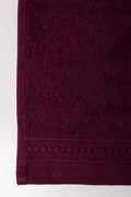 Face Cloth Burgundy (1)
