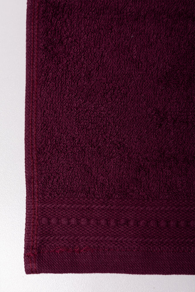 Face Cloth Burgundy (1)