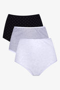 3 Pack Briefs Black And White (1)
