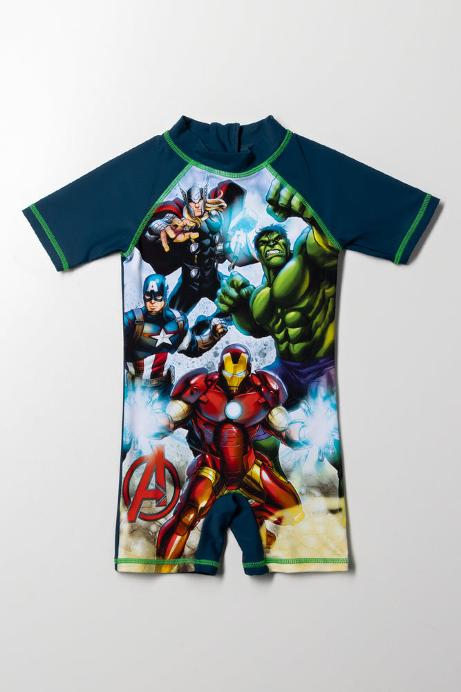 Avengers Swimsuit Navy