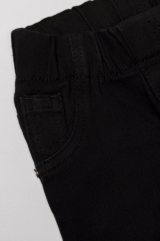 Denim Jeggings Black