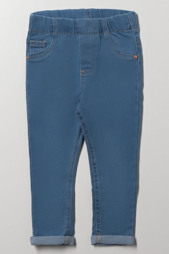 Denim Jeggings Mid Blue