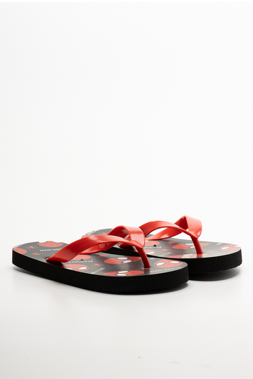 Spider-Man Flip Flops Red