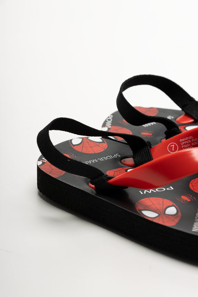 Spider-Man Flip Flops Red (3)