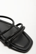 Diamante Sandals Black (2)