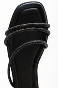Diamante Sandals Black (4)