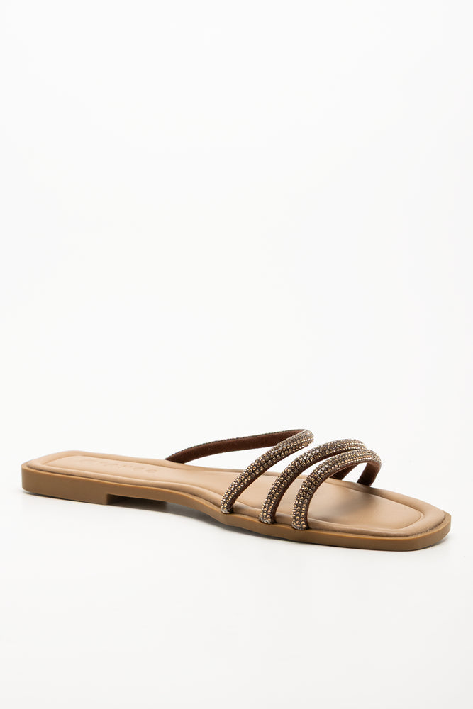 Diamante Sandals Natural (1)