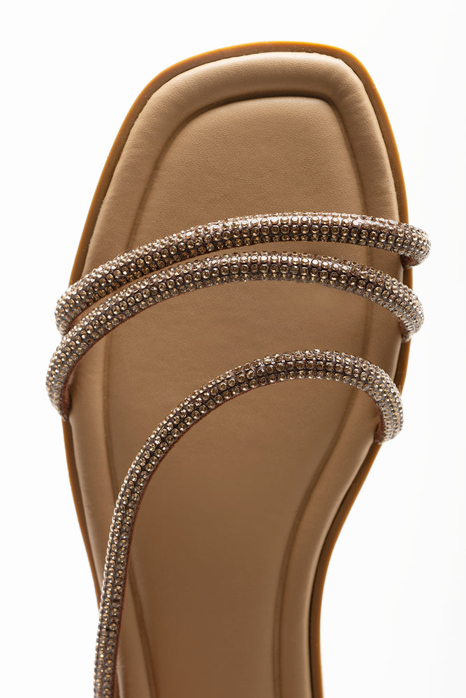 Diamante Sandals Natural (4)