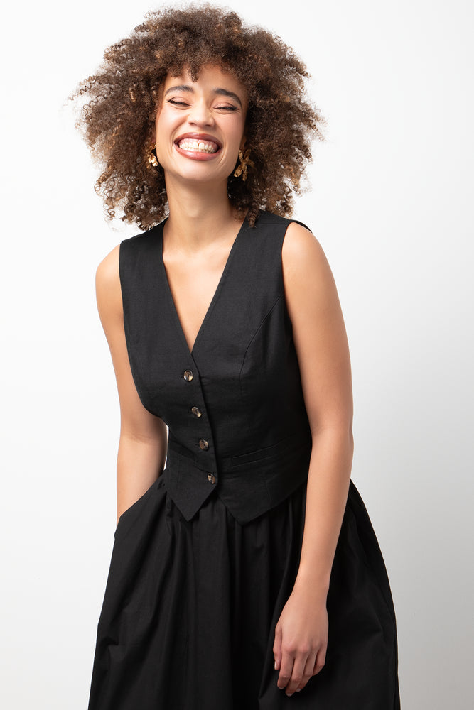 Waistcoat Black