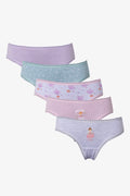 5 Pack Bikini Panties Lilac