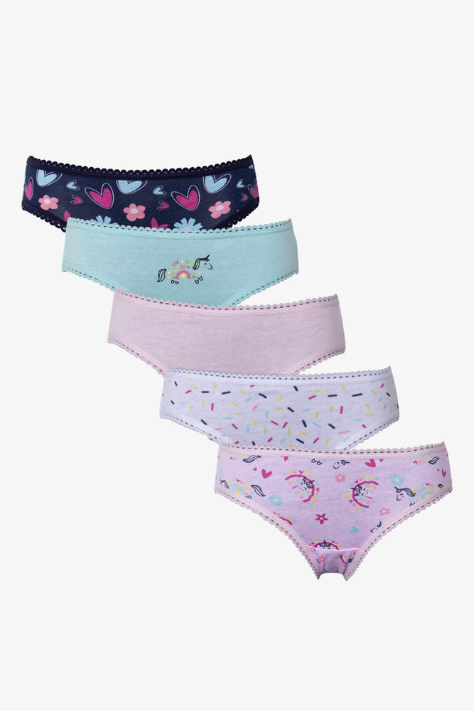 5 Pack Bikini Panties Multi