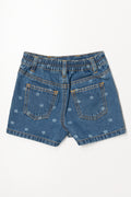 Spot Denim Shorts Blue (2)