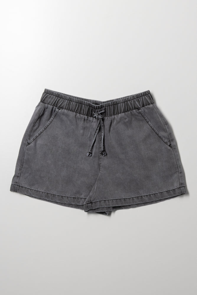 Pull On Shorts Grey