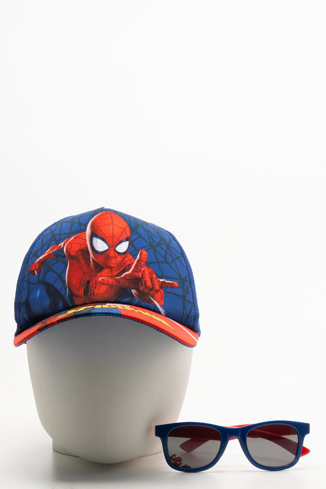Spider-Man Cap And Sunglasses Set Blue