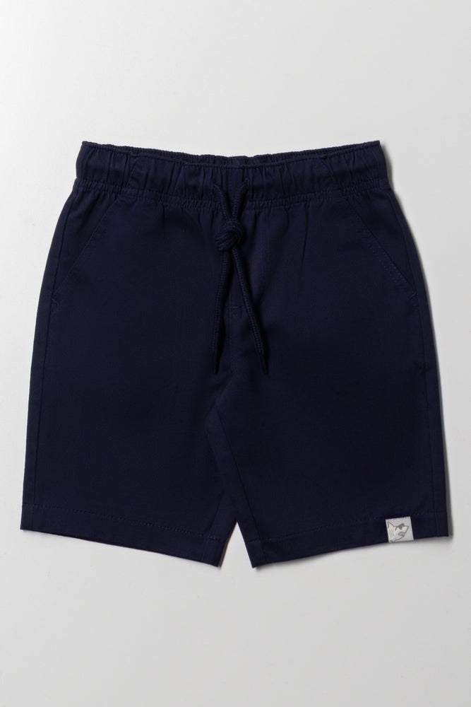 Knit Shorts Navy