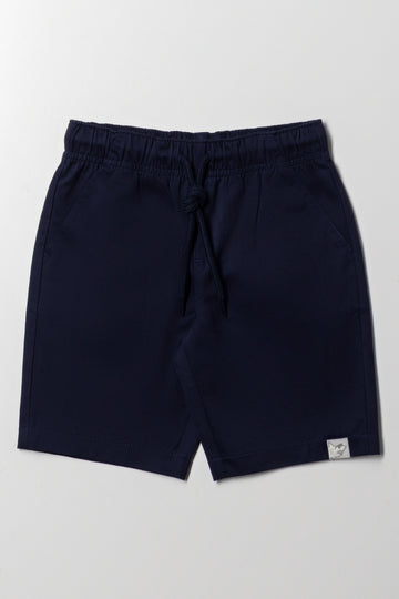 Knit Shorts Navy