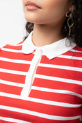 Stripe Golfer Red (3)