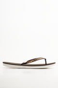 Diamante Flip Flop Brown (1)