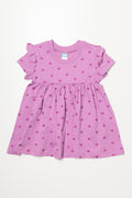 Frill Sleeve Dress Lllac