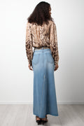 Maxi Denim Skirt Blue (3)