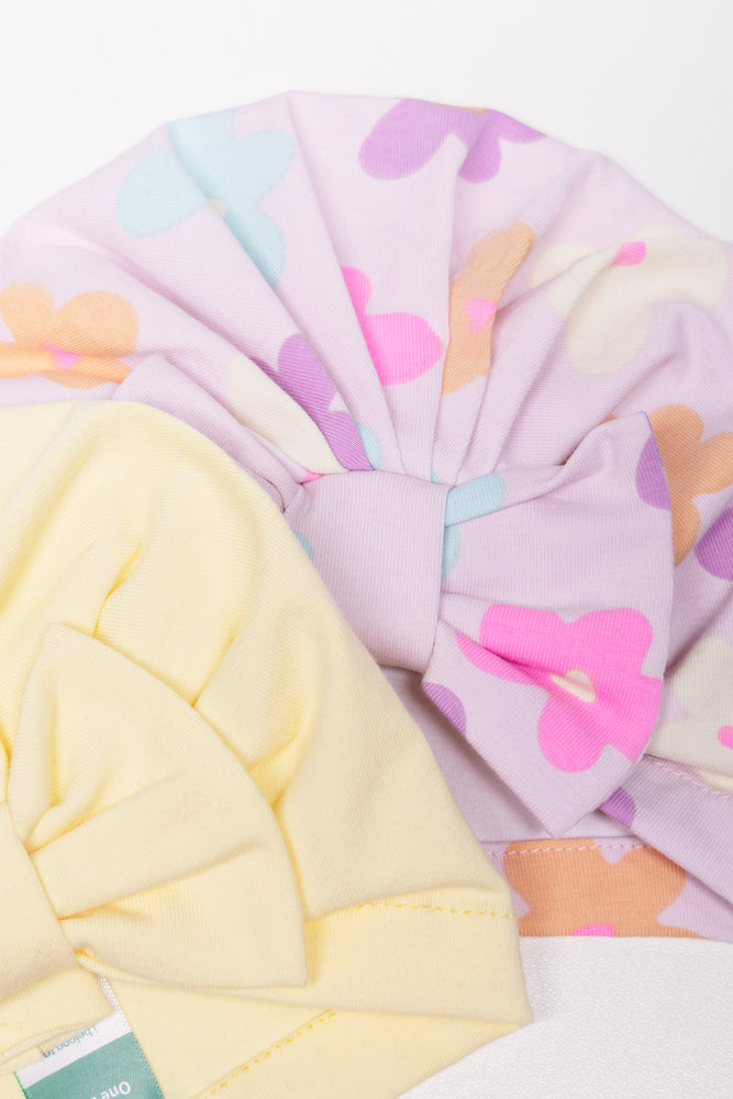 2 Pack Turbans Yellow And Pink (1)
