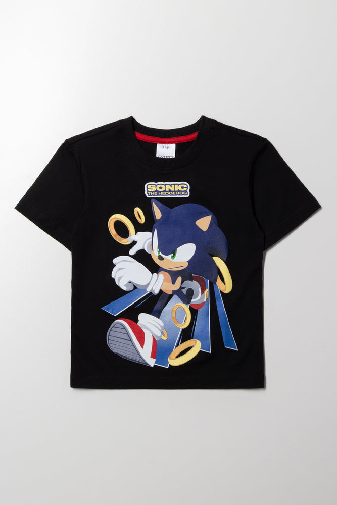 Sonic Short Sleeve T-Shirt Black