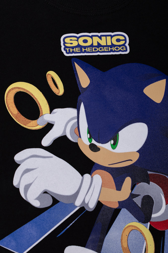 Sonic Short Sleeve T-Shirt Black