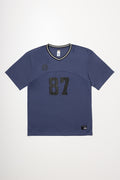 Short Sleeve Soccer T-Shirt Navy