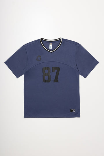 Short Sleeve Soccer T-Shirt Navy