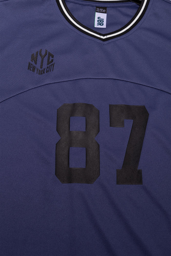 Short Sleeve Soccer T-Shirt Navy
