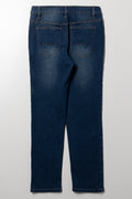 Rip And Repair Skinny Denim Jean Blue (3)