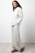 Stripe Shirt Cream (1)