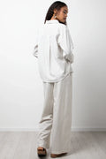 Stripe Shirt Cream (2)