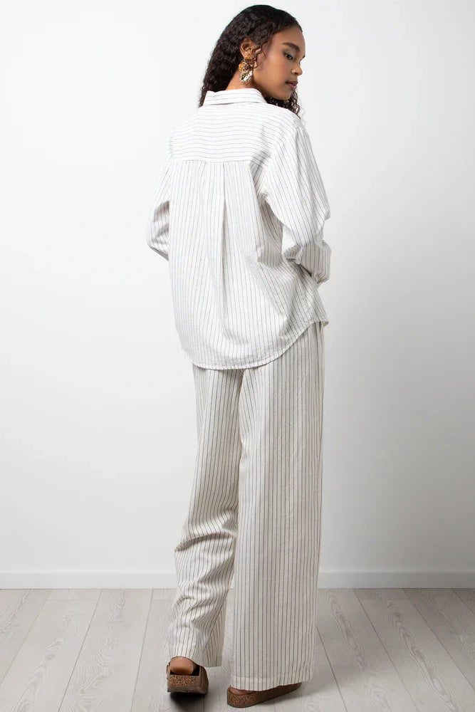 Stripe Shirt Cream (2)