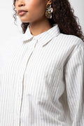 Stripe Shirt Cream (3)