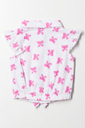 Front Tie Top White (2)