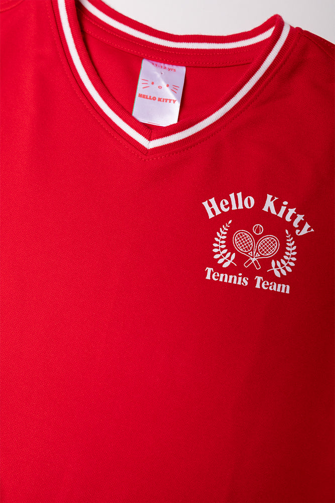 Hello Kitty V-Neck Tennis Dress Red (1)