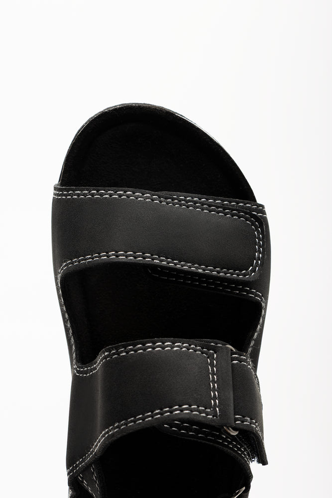Double Band Sandals Black (4)