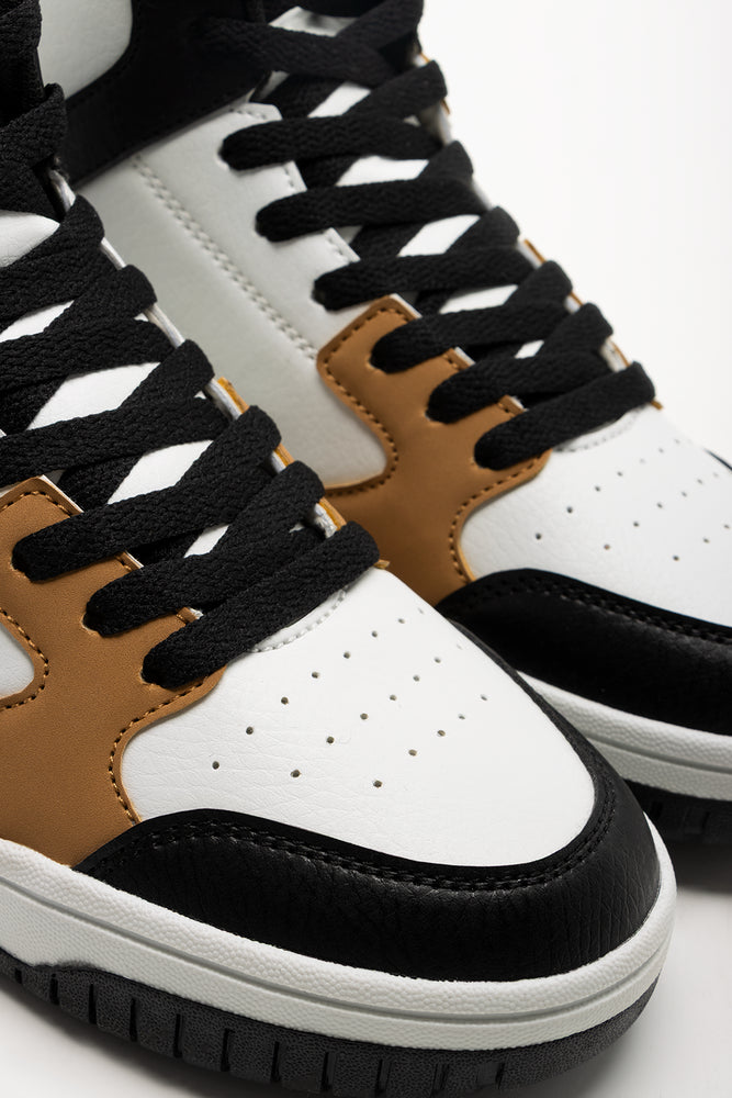 Skate High Top Sneakers White (2)