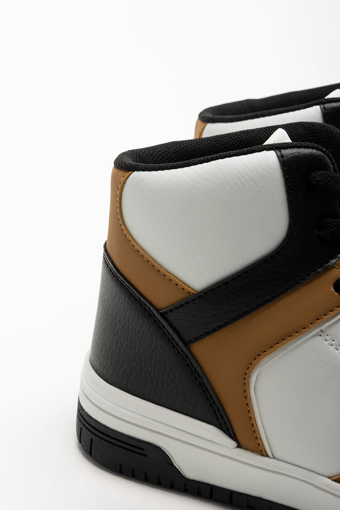 Skate High Top Sneakers White (3)