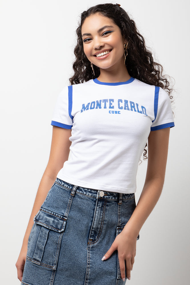 Monte Carlo T-Shirt White