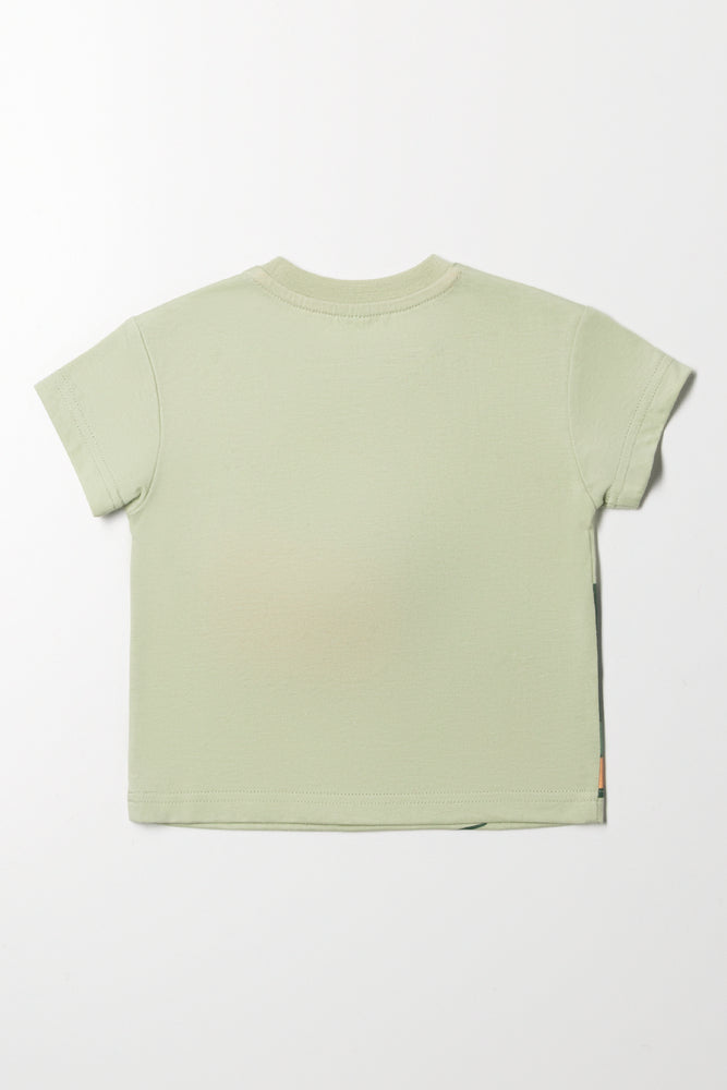 Crocodile Short Sleeve T-Shirt Green (2)