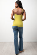 Fitted Cami Yellow (2)